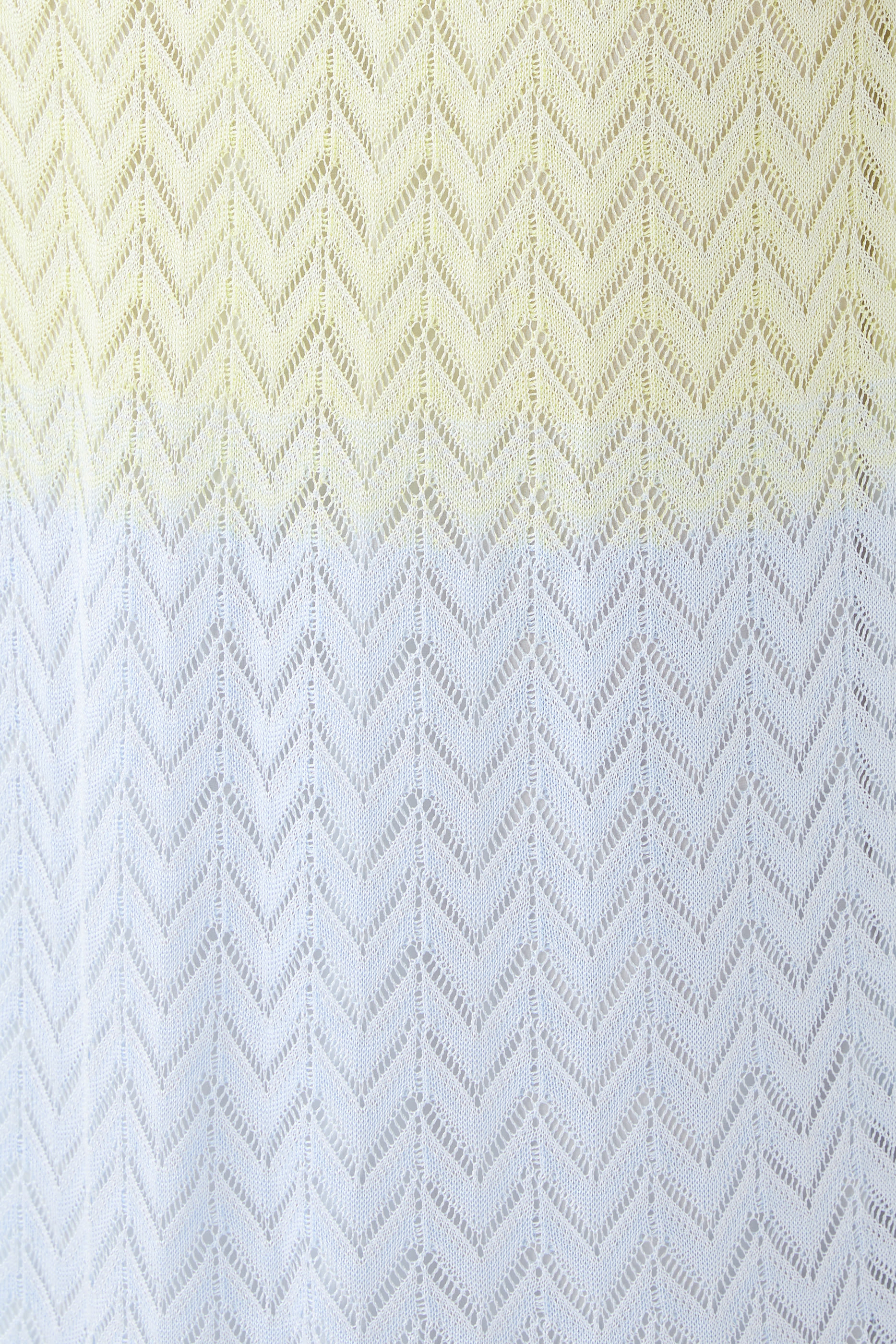 Chevron Lace Degrade Maxi Dress