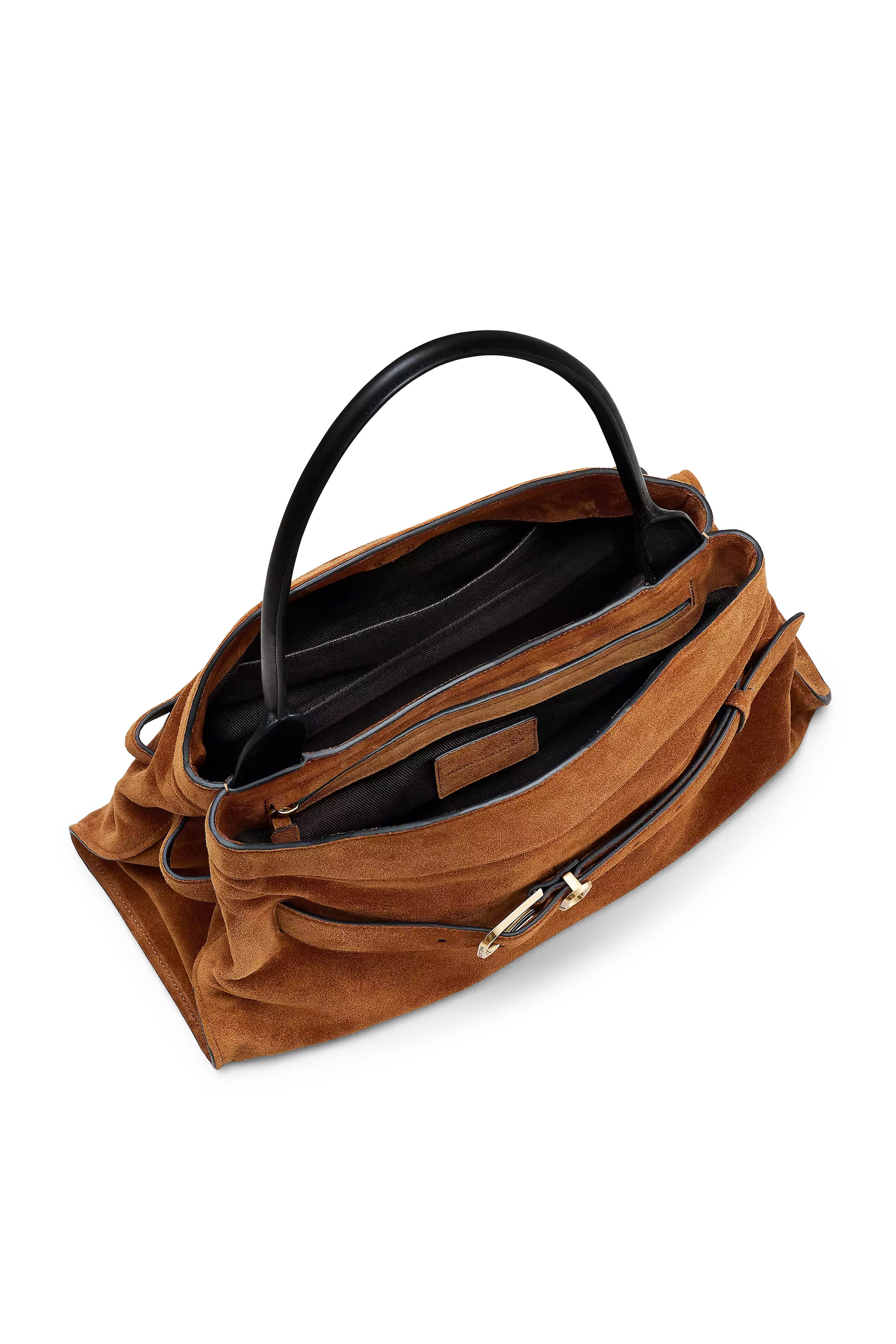 The Suede Dakota Satchel Bag