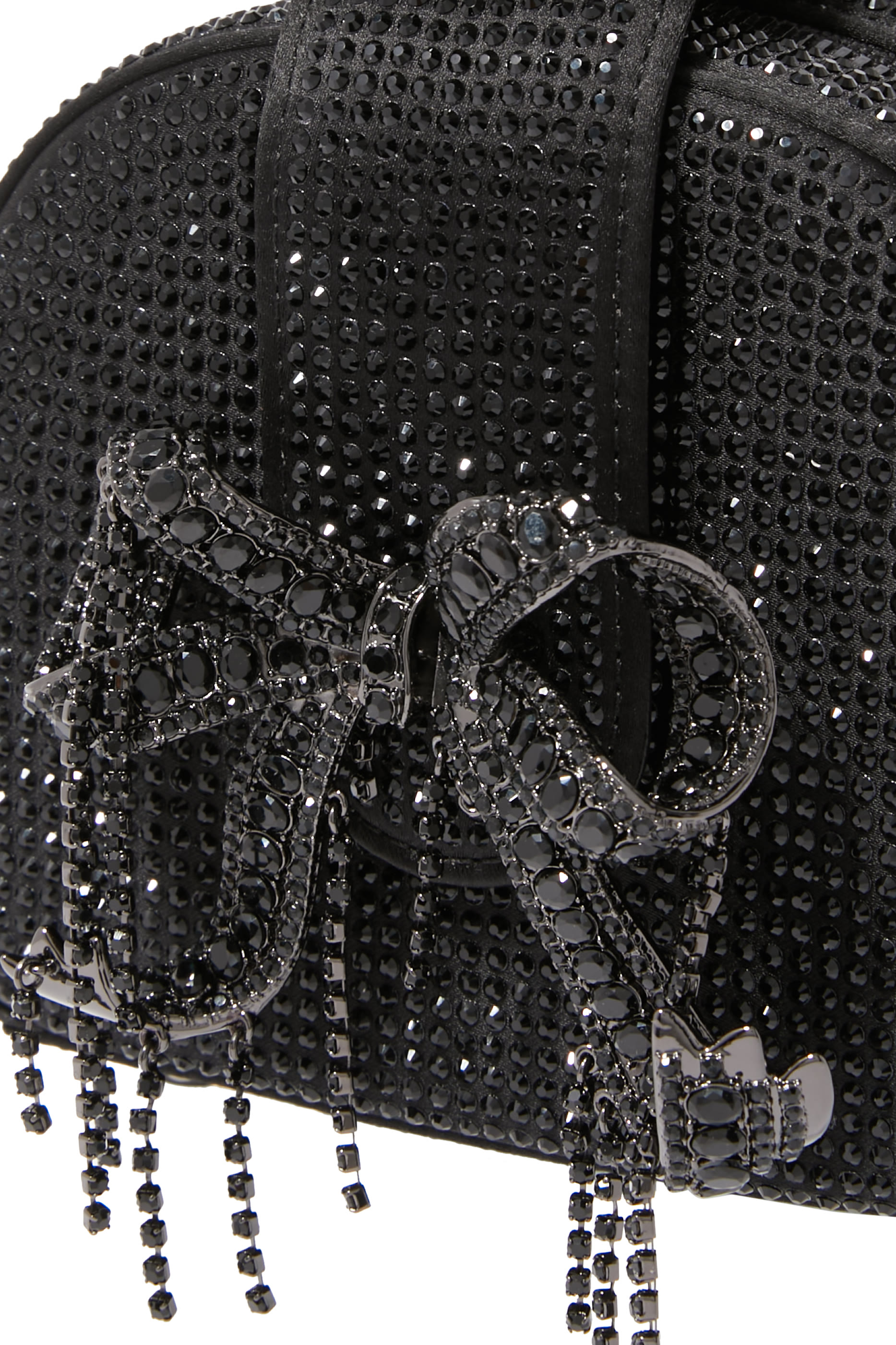 Rhinestone Top Handle Micro Bag