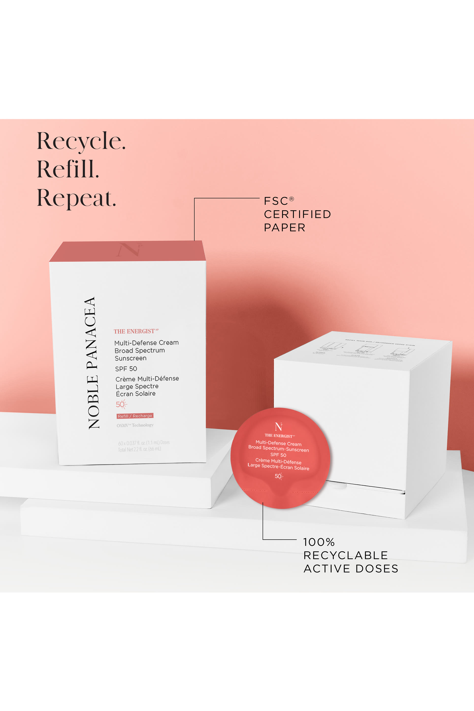 The Energist Multi-Defense Cram SPF50 Refill