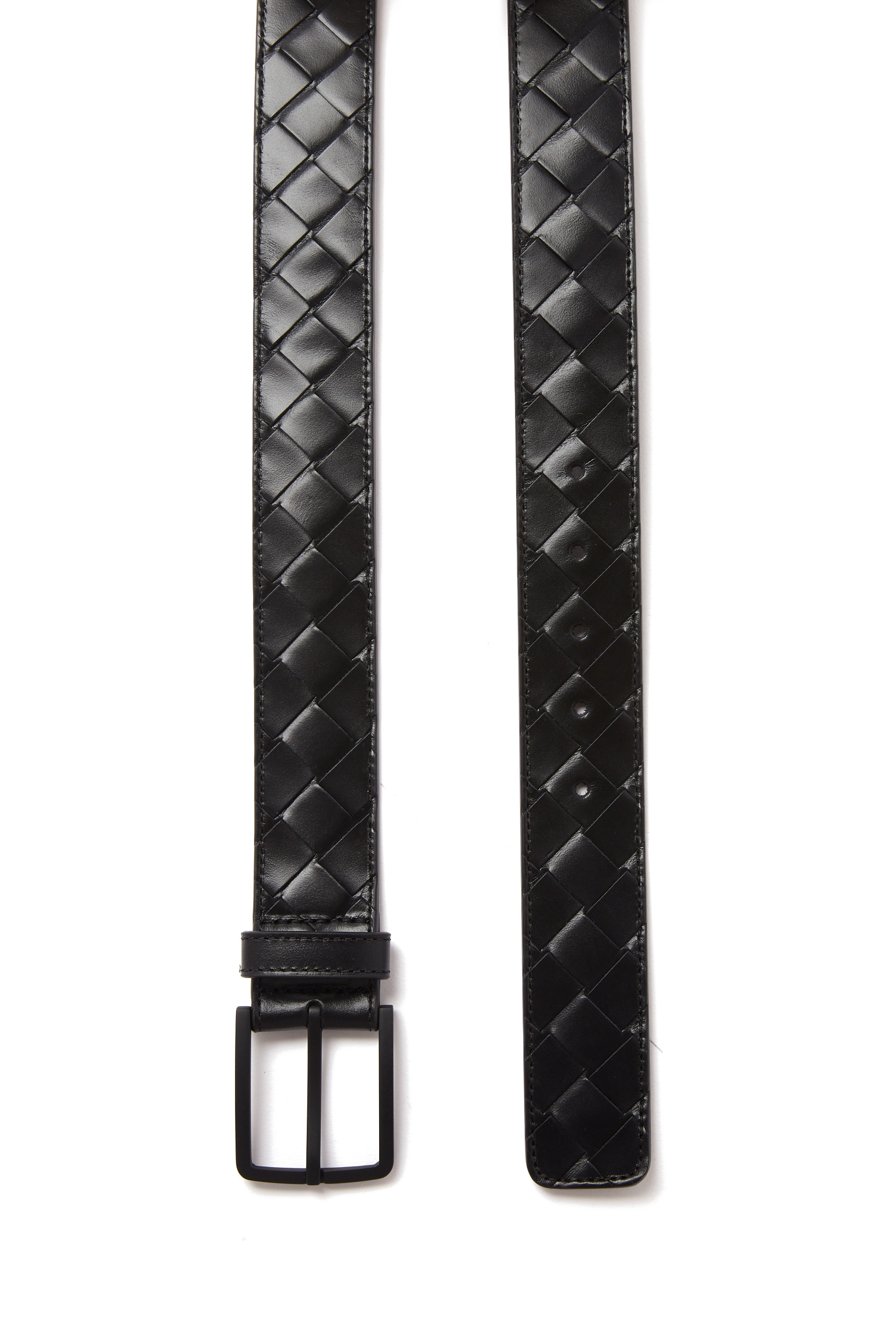 Intrecciato Leather Belt