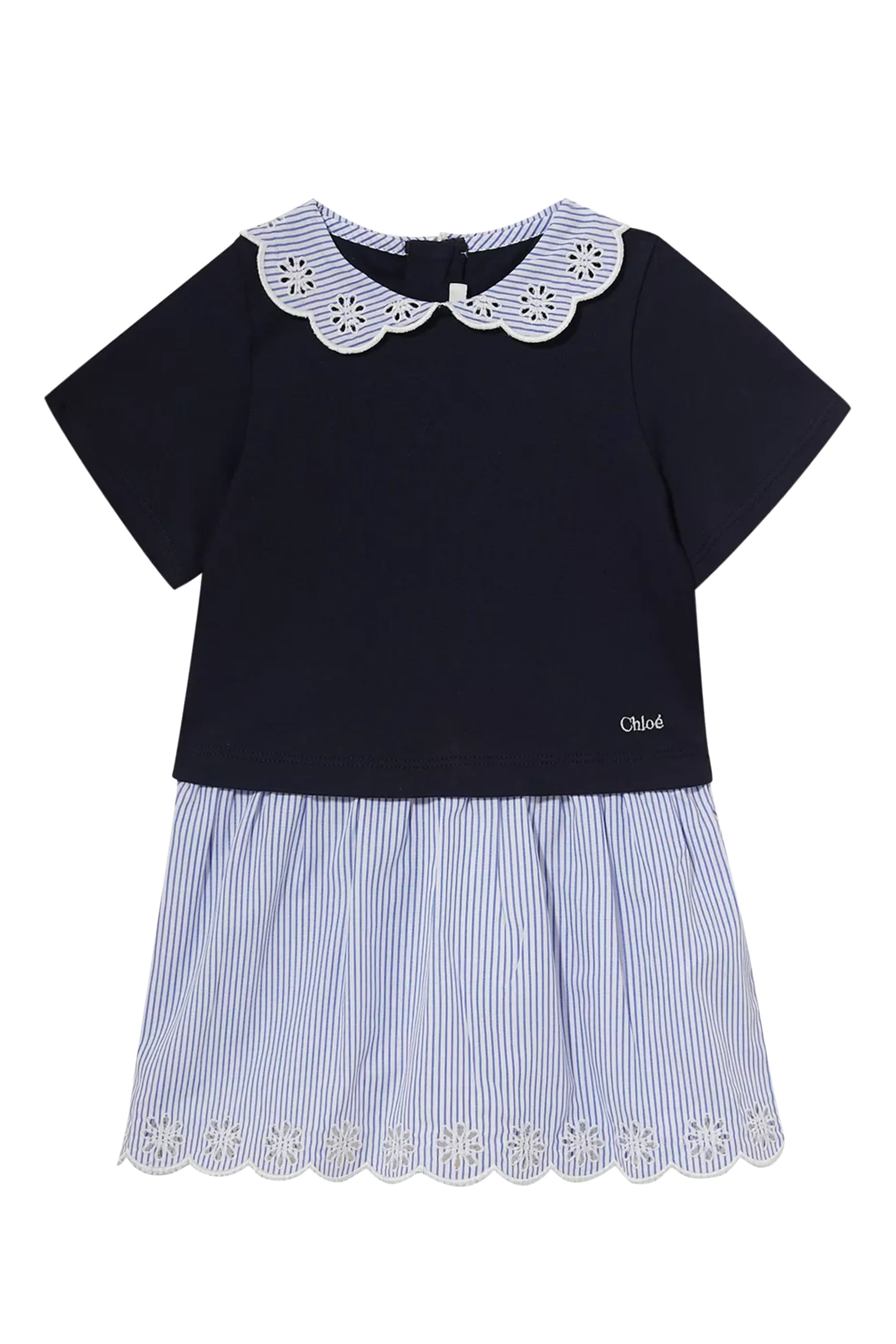 Kids Striped Shirt Dress