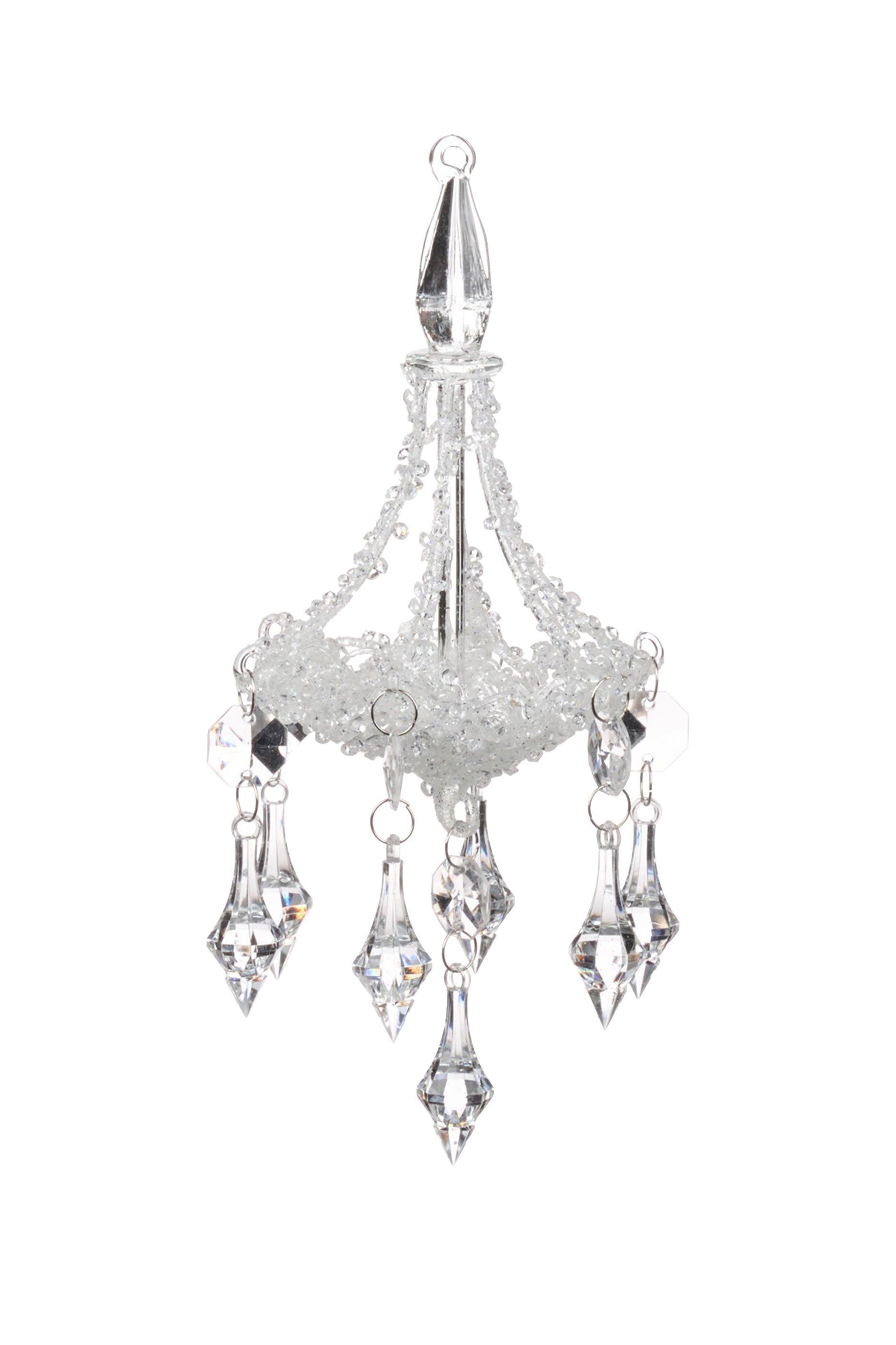 Glass Chandelier Ornament
