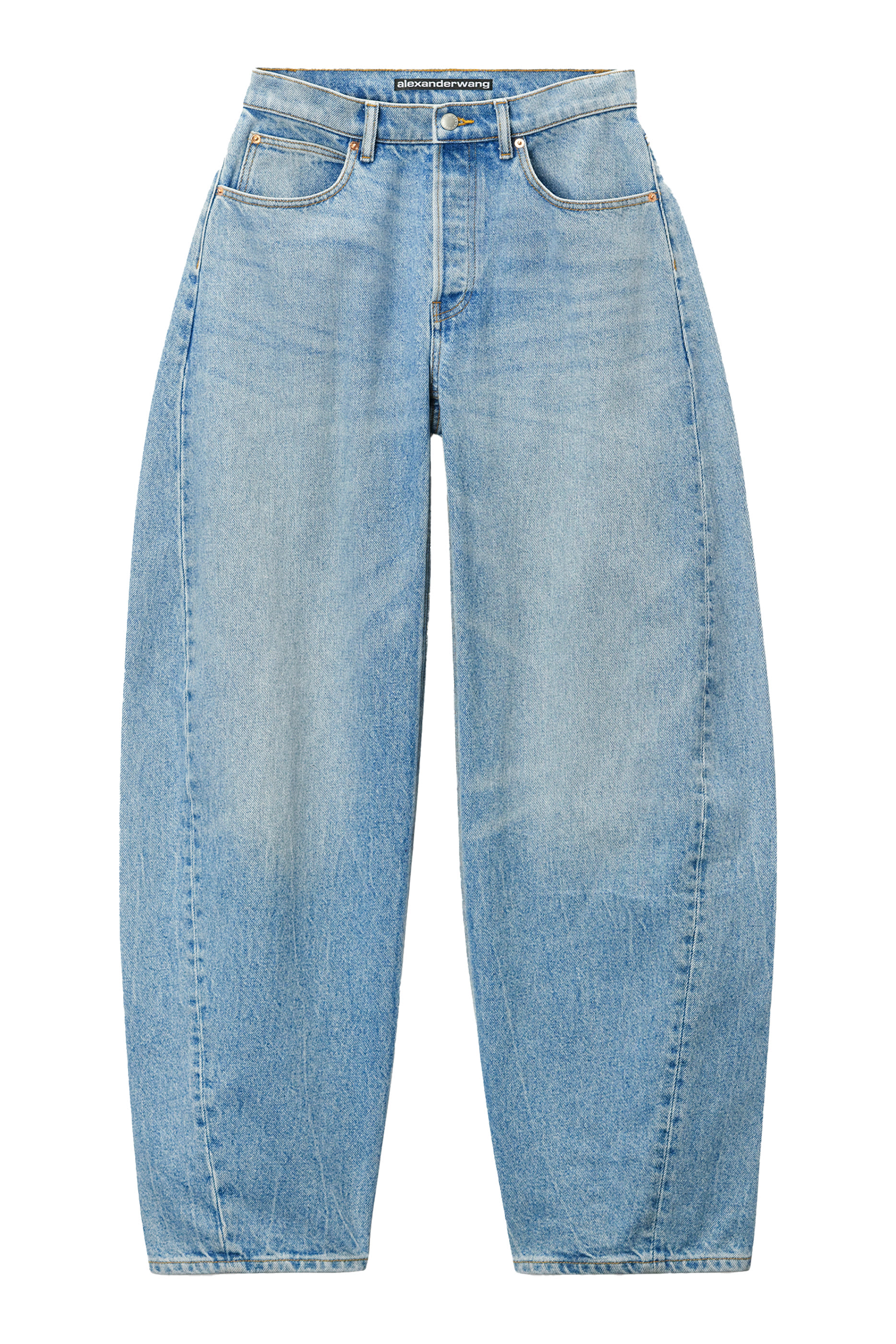 Oversize Rounded Denim Jeans