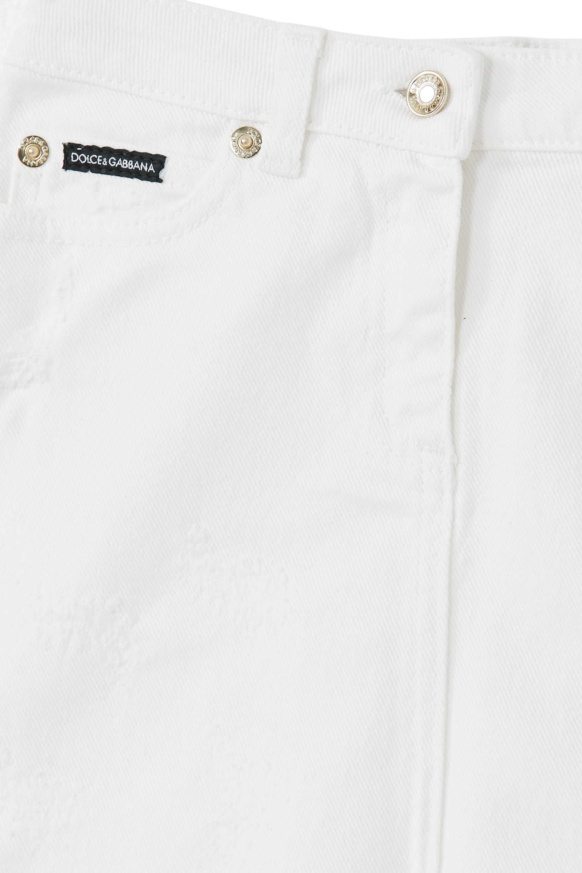 Kids Denim Mini Skirt